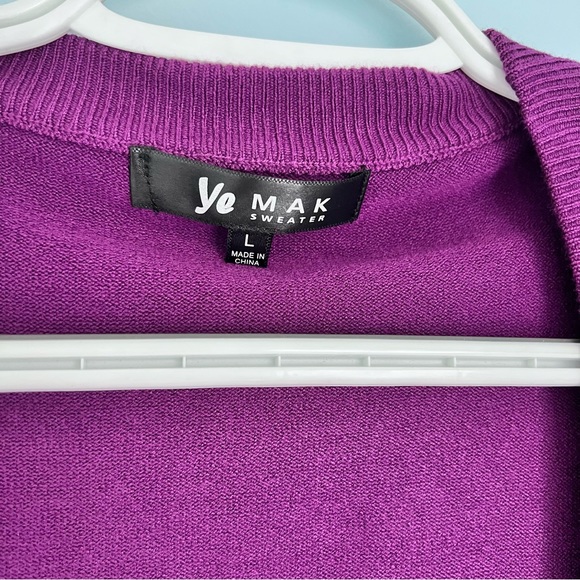 YeMak Fuchsia Cropped Cardigan (L) - Picture 6 of 6
